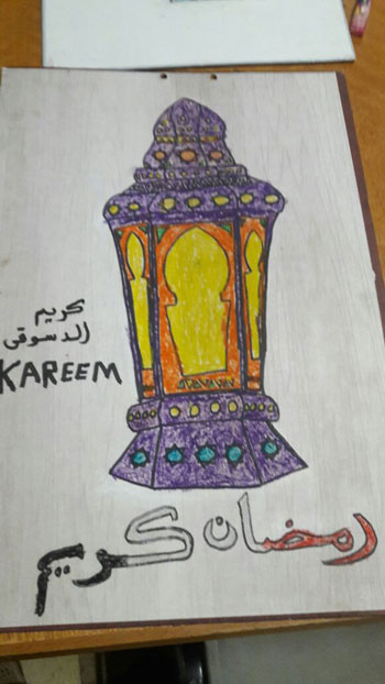  قصر ثقافة بيلا بكفر الشيخ ينظم ورشة لرسم لوحات رمضانية (8)