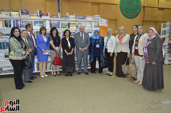 افتتاح معرض الكتاب الأكاديمى بالمنظمة العربية للتنمية الإدارية (3)