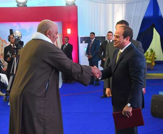 الرئيس السيسى يفتتح مشروع الأسمرات بالمقطم  (11)