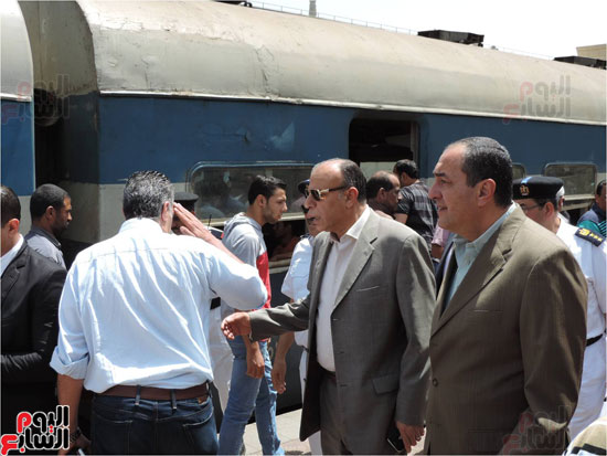 جولة مفاجئة لمساعد وزير الداخلية بالمترو والسكة الحديد (8)