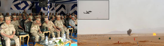 1-(5)وزير الدفاع يشهد أكبر بيان عملى بالذخيرة الحية لمدفعية القوات المسلحة مجد 14