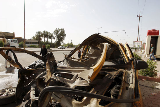 مصرع 4 أشخاص وإصابة 15 آخرين فى تفجير استهدف زوار شيعة ببغداد (4)