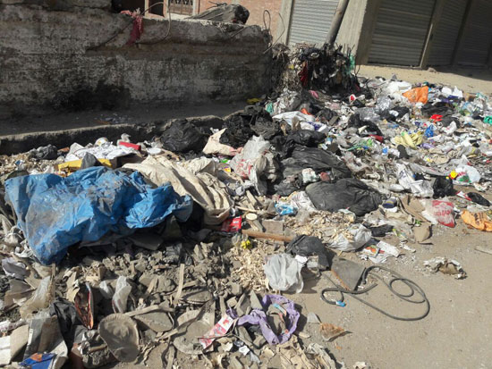 صحافة المواطن شكوى من تراكم القمامة بمنطقة أرض اللواء  (1)