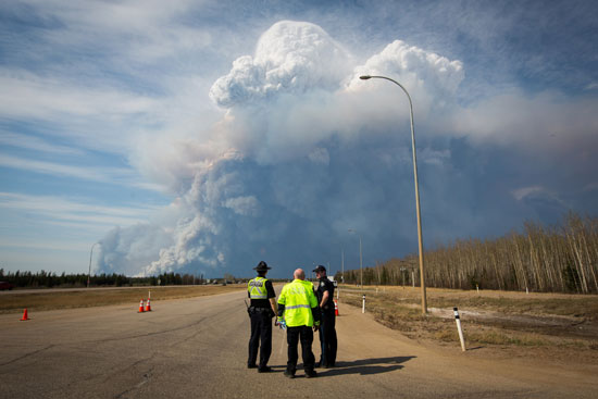 حرائق الغابات فى كندا (4)