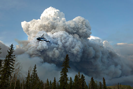 حرائق الغابات فى كندا (9)