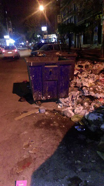 تراكم القمامة، ازمة القمامة، الزيتون، شارع طومانباى، اخبار الزيتون، محافظة القاهرة (1)