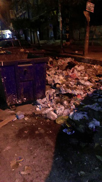 تراكم القمامة، ازمة القمامة، الزيتون، شارع طومانباى، اخبار الزيتون، محافظة القاهرة (4)
