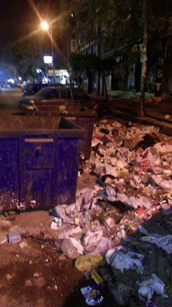 تراكم القمامة، ازمة القمامة، الزيتون، شارع طومانباى، اخبار الزيتون، محافظة القاهرة (6)
