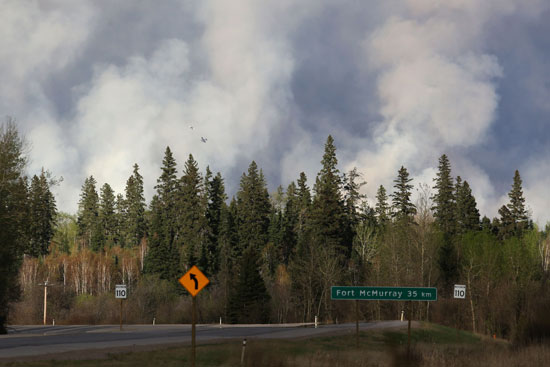 حرائق الغابات  كندا (9)