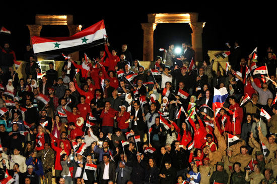سوريا تحتفل بمئوية عيد الشهداء على مسرح تدمر بعد استعادته من داعش (7)