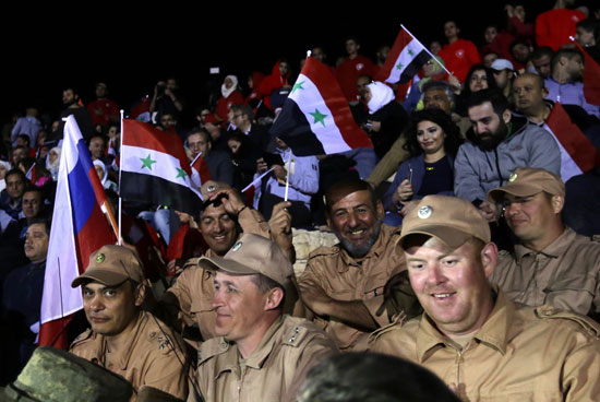 سوريا تحتفل بمئوية عيد الشهداء على مسرح تدمر بعد استعادته من داعش (9)
