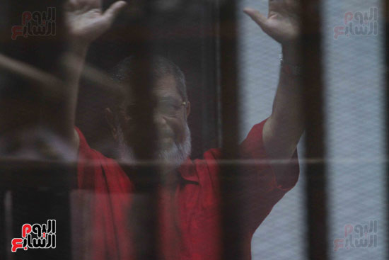 محاكمه مرسي فى قضية التخابر (10)