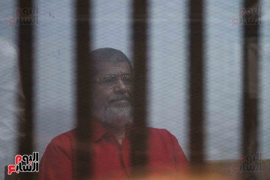 محاكمه مرسي فى قضية التخابر (12)