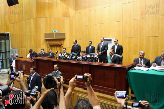 محاكمه مرسي فى قضية التخابر (4)