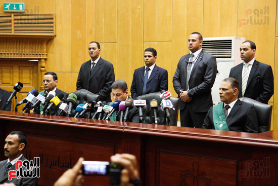 محاكمه مرسي فى قضية التخابر (5)