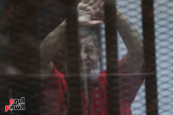 محاكمه مرسي فى قضية التخابر (8)