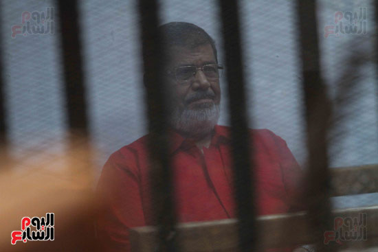 محاكمه مرسي فى قضية التخابر (14)