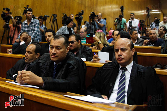 محاكمه مرسي فى قضية التخابر (16)