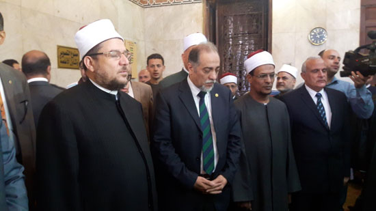 وزير الاوقاف يتفقد مسجد البدوى (1)