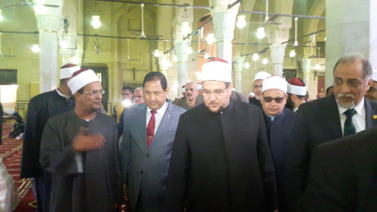 وزير الاوقاف يتفقد مسجد البدوى (3)