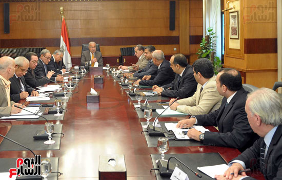 اجتماع لجنة القمح بمجلس الوزراء (2)