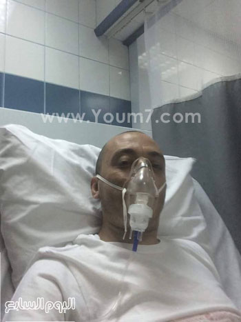 	أحمد صالح فى المستشفى -اليوم السابع -6 -2015
