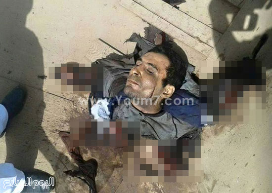 إرهابي إنفجرت فيه قنبلة الكرنك -اليوم السابع -6 -2015