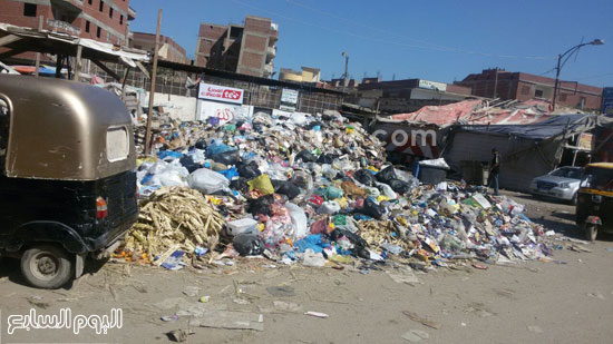 انتشار القمامة لتحاصر الميادين -اليوم السابع -6 -2015