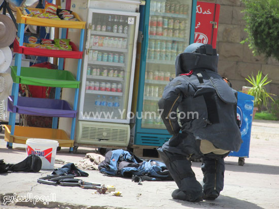 خزائن نارية وقنابل كانت بحوزة الإرهابيين -اليوم السابع -6 -2015