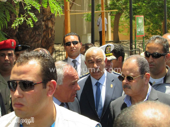 وزير الداخلية يتفقد معبد الكرنك  -اليوم السابع -6 -2015