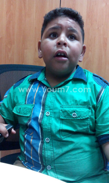 	أحمد يحتاج لعملية قلب مفتوح -اليوم السابع -6 -2015