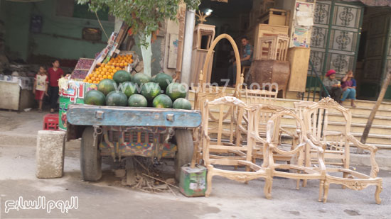 البطيخ والخشب وكلة اكل عيش فى منشية السد العالى -اليوم السابع -6 -2015