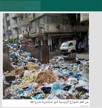 القمامة بشارع 45 -اليوم السابع -6 -2015