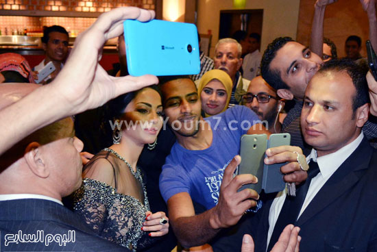 selfie مع دوللى شاهين -اليوم السابع -6 -2015