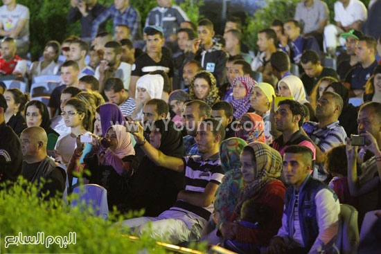 جمهور كبير فى حفل مهرجان وهران -اليوم السابع -6 -2015