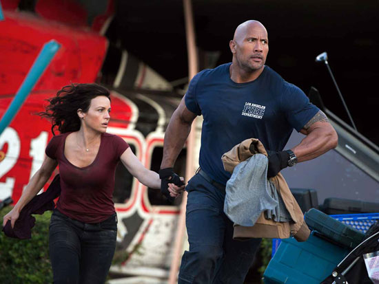  	المركز الثالث كان من نصيب فيلم  San Andreas  -اليوم السابع -6 -2015