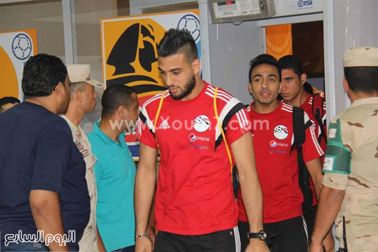 المنتخب يصل برج العرب لمواجهة تنزانيا -اليوم السابع -6 -2015