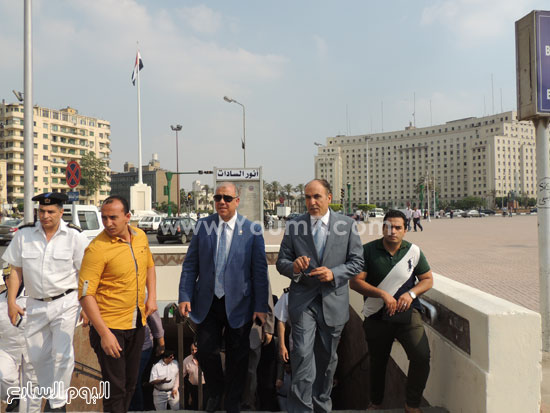 اللواء السيد جاد الحق على مخرج مترو السادات -اليوم السابع -6 -2015