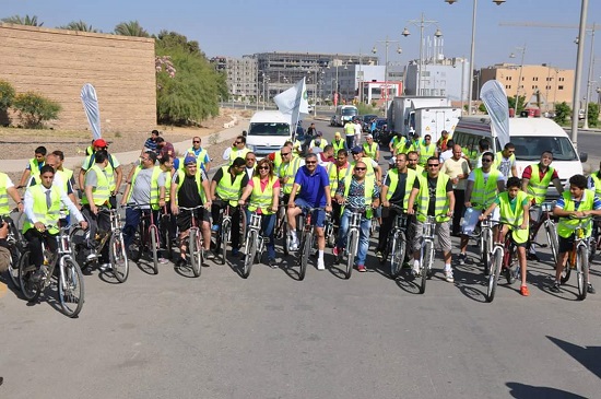 شباب الجمعية يشاركون فى ماراثون دراجات -اليوم السابع -6 -2015