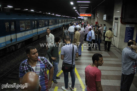  توافد المواطنين على المحطة -اليوم السابع -6 -2015