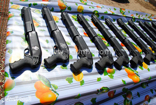   أمن مطروح يتسلم 150 قطعة سلاح ضمن مبادرة جمع الأسلحة غير المرخصة -اليوم السابع -6 -2015