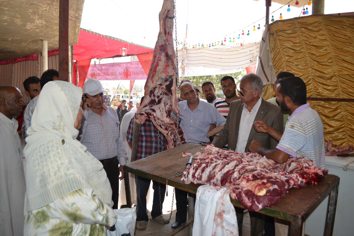 داخل أحد محالات بيع اللحوم -اليوم السابع -6 -2015