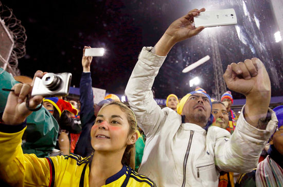 مشجعو كولومبيا  -اليوم السابع -6 -2015