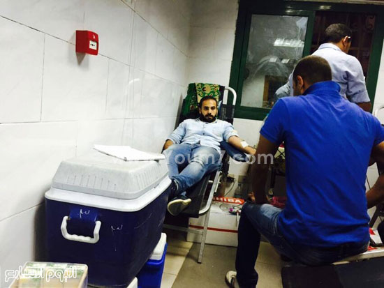 التبرع بالدم لصالح بنك الدم بمستشفى المحلة العام -اليوم السابع -6 -2015