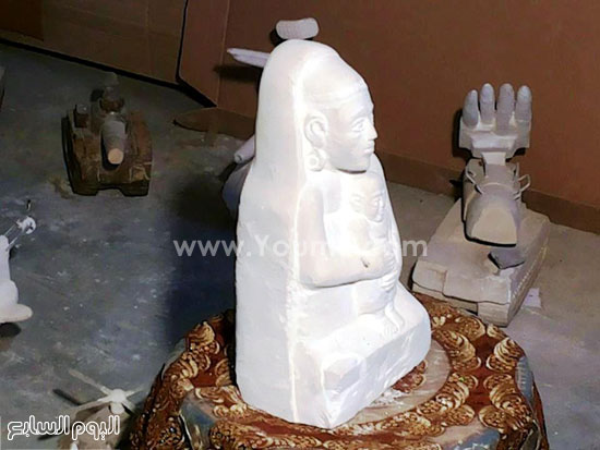 تمثال من صناعة عم محمد -اليوم السابع -6 -2015