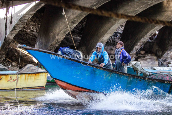 اهالى المنطقة يحترفون مهنة الصيد -اليوم السابع -6 -2015