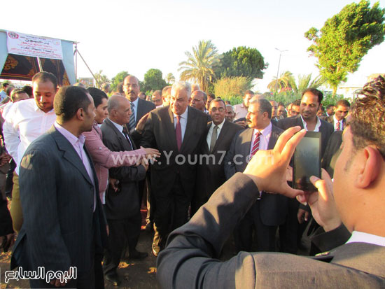 محامو الأقصر يحضرون حفل وضع حجر أساس النادى -اليوم السابع -6 -2015