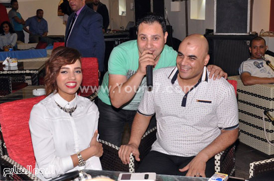 	محمد قمر مع محمود عبد الستار وسمية -اليوم السابع -6 -2015