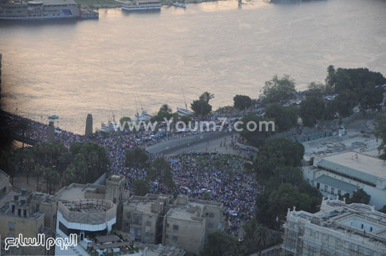 الملايين يتجمعون فى الميادين  -اليوم السابع -6 -2015