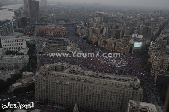المصريون يتظاهرون فى كل مكان لعزل محمد مرسى  -اليوم السابع -6 -2015